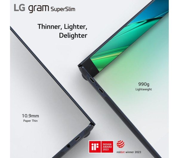 LG gram SuperSlim OLED 15Z90RT-K.AD7AA1 15.6" Laptop - Intel® Core i7, 2 TB SSD, Dark Blue