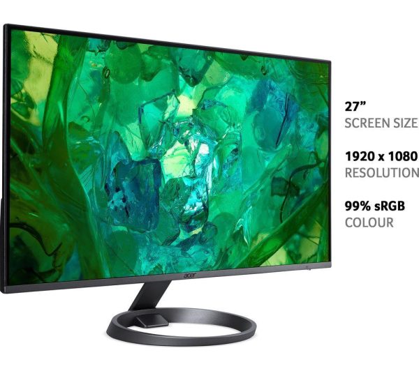 ACER Vero RL272Eyiiv Full HD 27" IPS LCD Monitor - Dark Grey
