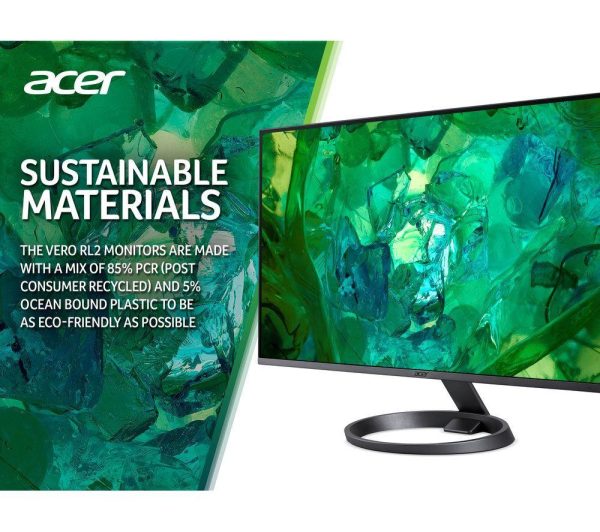 ACER Vero RL272Eyiiv Full HD 27" IPS LCD Monitor - Dark Grey