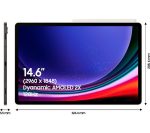 SAMSUNG Galaxy Tab S9 Ultra 14.6" Tablet (256 GB, Beige) & Galaxy Tab S9 Ultra Slim Book Cover Keyboard Case Bundle