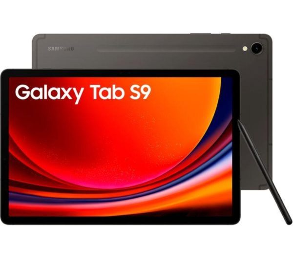SAMSUNG Galaxy Tab S9 11" 5G Tablet (256 GB, Graphite) & Galaxy Tab S9 Slim Book Cover Keyboard Case Bundle