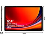 SAMSUNG Galaxy Tab S9+ 12.4" Tablet (256 GB, Graphite) & Galaxy Tab S9+ Slim Book Cover Keyboard Case Bundle