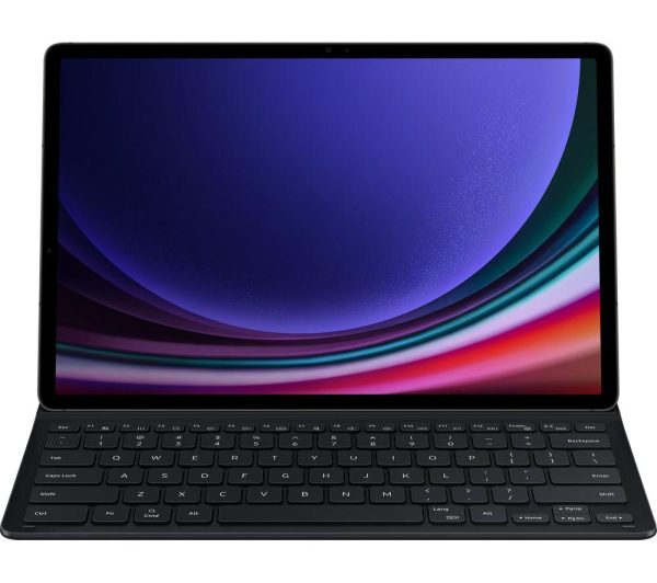 SAMSUNG Galaxy Tab S9+ 12.4" Tablet (256 GB, Graphite) & Galaxy Tab S9+ Slim Book Cover Keyboard Case Bundle