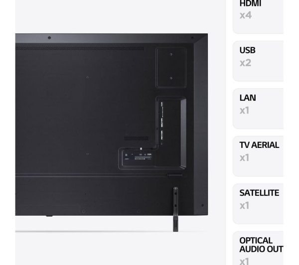 LG 75QNED756RA 75" Smart 4K Ultra HD HDR QNED TV with Amazon Alexa
