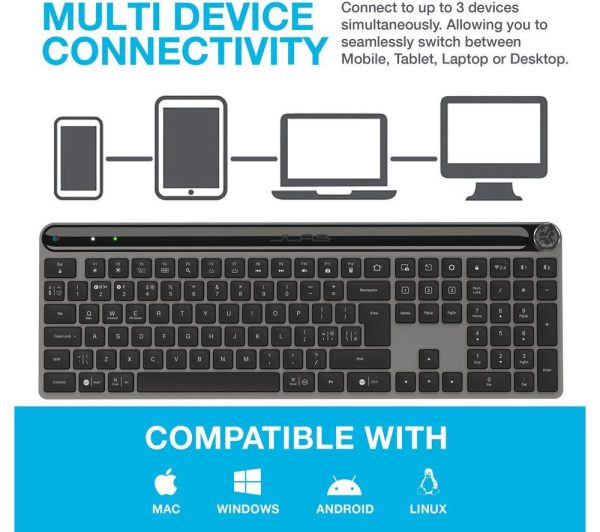 LOGITECH POP Keys Wireless Keyboard & Optical Mouse Bundle - Daydream Mint