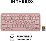 LOGITECH Pebble Keys 2 K380S Wireless Keyboard - Pink