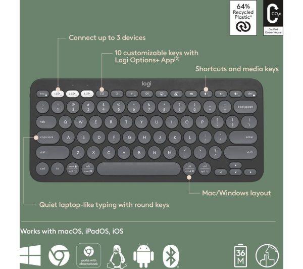 APPLE Magic Wireless Keyboard - Silver