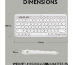 LOGITECH Signature Slim K950 Wireless Keyboard - White