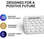 LOGITECH Signature Slim K950 Wireless Keyboard - White