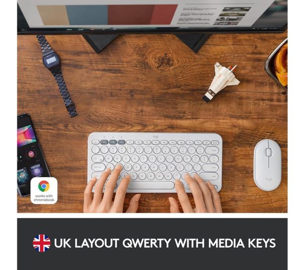 LOGITECH Signature Slim K950 Wireless Keyboard - White