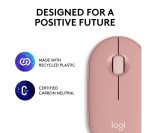 LOGITECH Pebble 2 M350S Wireless Optical Mouse - Rose