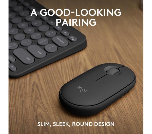 LOGITECH Pebble 2 MK380 Wireless Keyboard & Mouse Set - Graphite