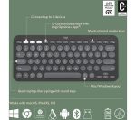 LOGITECH Pebble 2 MK380 Wireless Keyboard & Mouse Set - Graphite