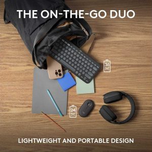 LOGITECH Pebble 2 MK380 Wireless Keyboard & Mouse Set - Graphite