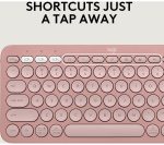 LOGITECH Pebble 2 MK380 Wireless Keyboard & Mouse Set - Rose