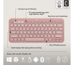 LOGITECH Pebble 2 MK380 Wireless Keyboard & Mouse Set - Rose
