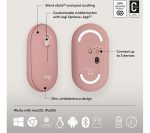 LOGITECH Pebble 2 MK380 Wireless Keyboard & Mouse Set - Rose