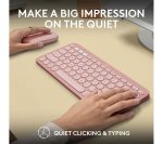 LOGITECH Pebble 2 MK380 Wireless Keyboard & Mouse Set - Rose
