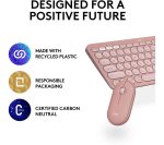 LOGITECH Pebble 2 MK380 Wireless Keyboard & Mouse Set - Rose