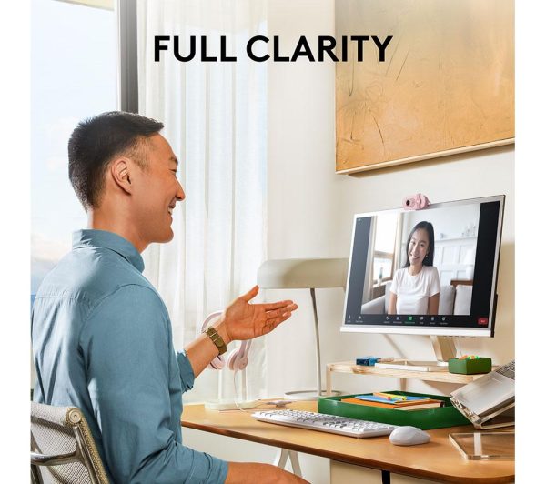 LOGITECH Brio 100 Full HD Webcam - Rose
