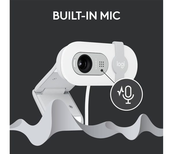LOGITECH Brio 100 Full HD Webcam - White