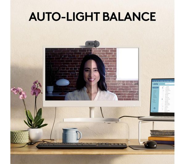 LOGITECH Brio 100 Full HD Webcam - Graphite