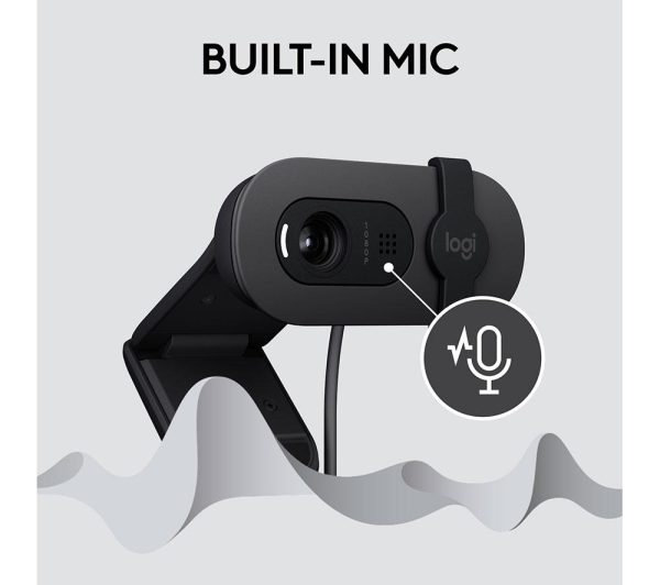 LOGITECH Brio 100 Full HD Webcam - Graphite