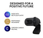 LOGITECH Brio 100 Full HD Webcam - Graphite