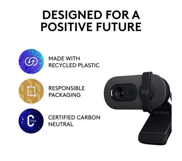 LOGITECH Brio 100 Full HD Webcam - Graphite