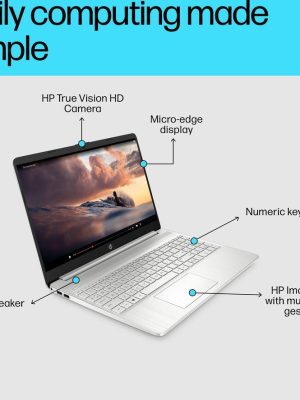 HP 15s-fq5510sa 15.6" Laptop - Intel® Core i5, 256 GB SSD, Silver
