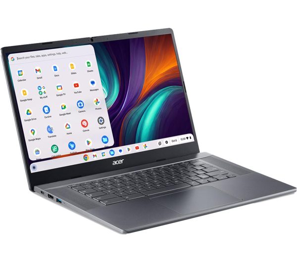 ACER 515 15.6" Chromebook Plus - Intel® Core i3, 256 GB SSD, Grey