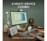 LOGITECH Pebble 2 MK380 Wireless Keyboard & Mouse Set - Offwhite