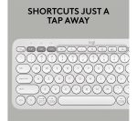 LOGITECH Pebble 2 MK380 Wireless Keyboard & Mouse Set - Offwhite