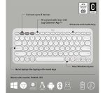 LOGITECH Pebble 2 MK380 Wireless Keyboard & Mouse Set - Offwhite