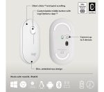 LOGITECH Pebble 2 MK380 Wireless Keyboard & Mouse Set - Offwhite