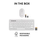 LOGITECH Pebble 2 MK380 Wireless Keyboard & Mouse Set - Offwhite