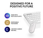 LOGITECH Pebble 2 MK380 Wireless Keyboard & Mouse Set - Offwhite
