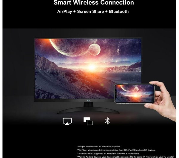 LG 27TQ615S-PZ 27" Smart Full HD LED TV Monitor