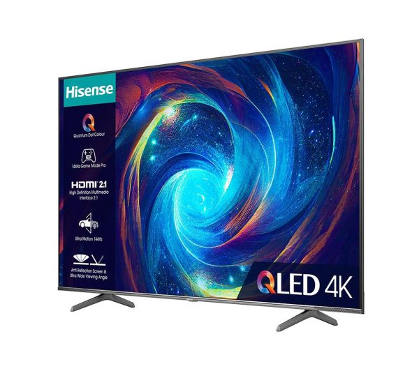 HISENSE 65E7KQTUK PRO 65" Smart 4K Ultra HD HDR QLED TV with Amazon Alexa