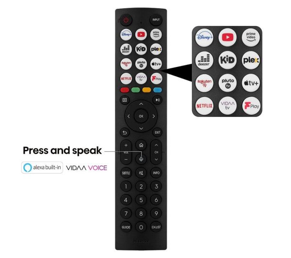 HISENSE 55U6KQTUK 55" Smart 4K Ultra HD HDR Mini-LED TV with Amazon Alexa