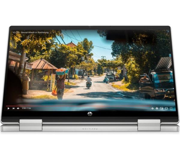 HP Pavilion x360 14-ek1511sa 14" 2 in 1 Refurbished Laptop - Intel® Core i3, 256 GB SSD, Silver, (Excellent Condition)