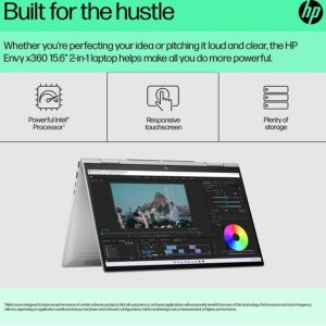 HP ENVY x360 15-fe0550sa 15.6" 2 in 1 Refurbished Laptop - Intel® Core i5, 512 GB SSD, Silver (Excellent Condition)