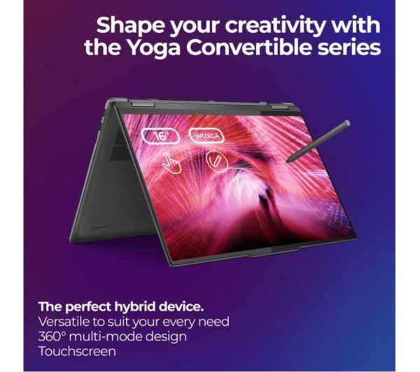 LENOVO Yoga 7i 16" 2 in 1 Refurbished Laptop - Intel® Core i7, 512 GB SSD, Grey (Excellent Condition)