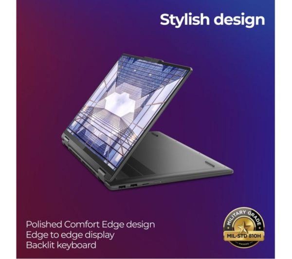 LENOVO Yoga 7i 16" 2 in 1 Refurbished Laptop - Intel® Core i7, 512 GB SSD, Grey (Excellent Condition)