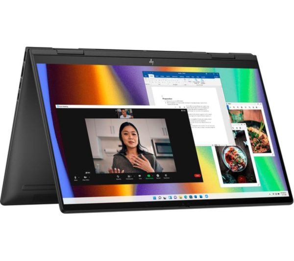HP ENVY x360 15.6" Refurbished 2 in 1 Laptop - AMD Ryzen 5, 512 GB SSD, Black (Excellent Condition)