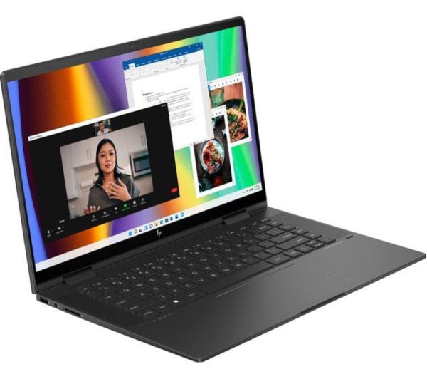 HP ENVY x360 15.6" Refurbished 2 in 1 Laptop - AMD Ryzen 5, 512 GB SSD, Black (Excellent Condition)