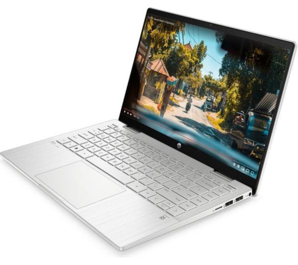 HP Pavilion x360 14-ek1511sa 14" 2 in 1 Refurbished Laptop - Intel® Core i3, 256 GB SSD, Silver, (Very Good Condition)