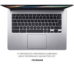 ACER 314 14" Refurbished Chromebook - MediaTek MT8183C, 128 GB eMMC, Silver (Very Good Condition)