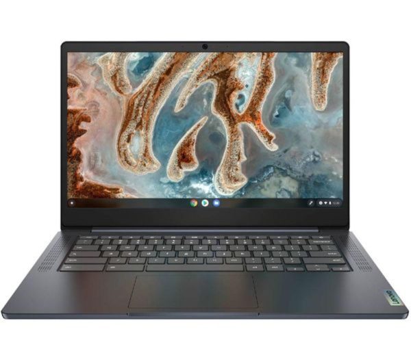 LENOVO IdeaPad Slim 3 14" Refurbished Chromebook - MediaTek MT8183, 64 GB eMMC, Blue (Very Good Condition)