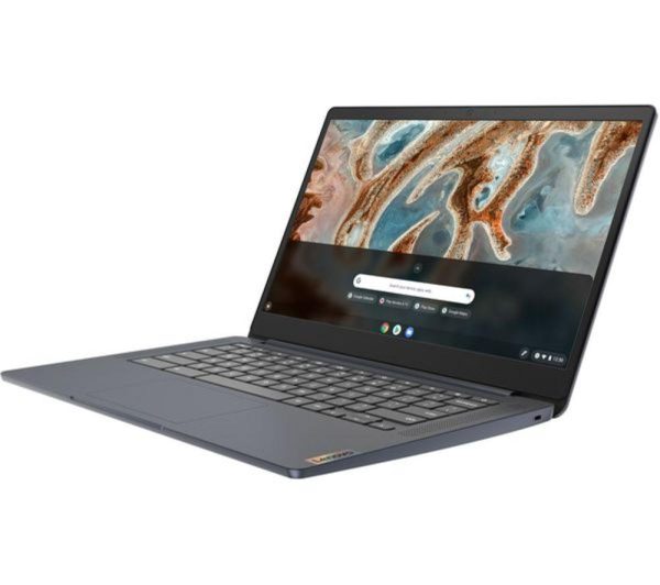 LENOVO IdeaPad Slim 3 14" Refurbished Chromebook - MediaTek MT8183, 64 GB eMMC, Blue (Very Good Condition)